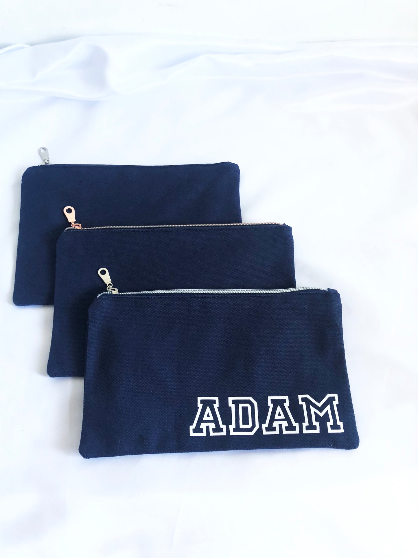 Personalized makeup bag