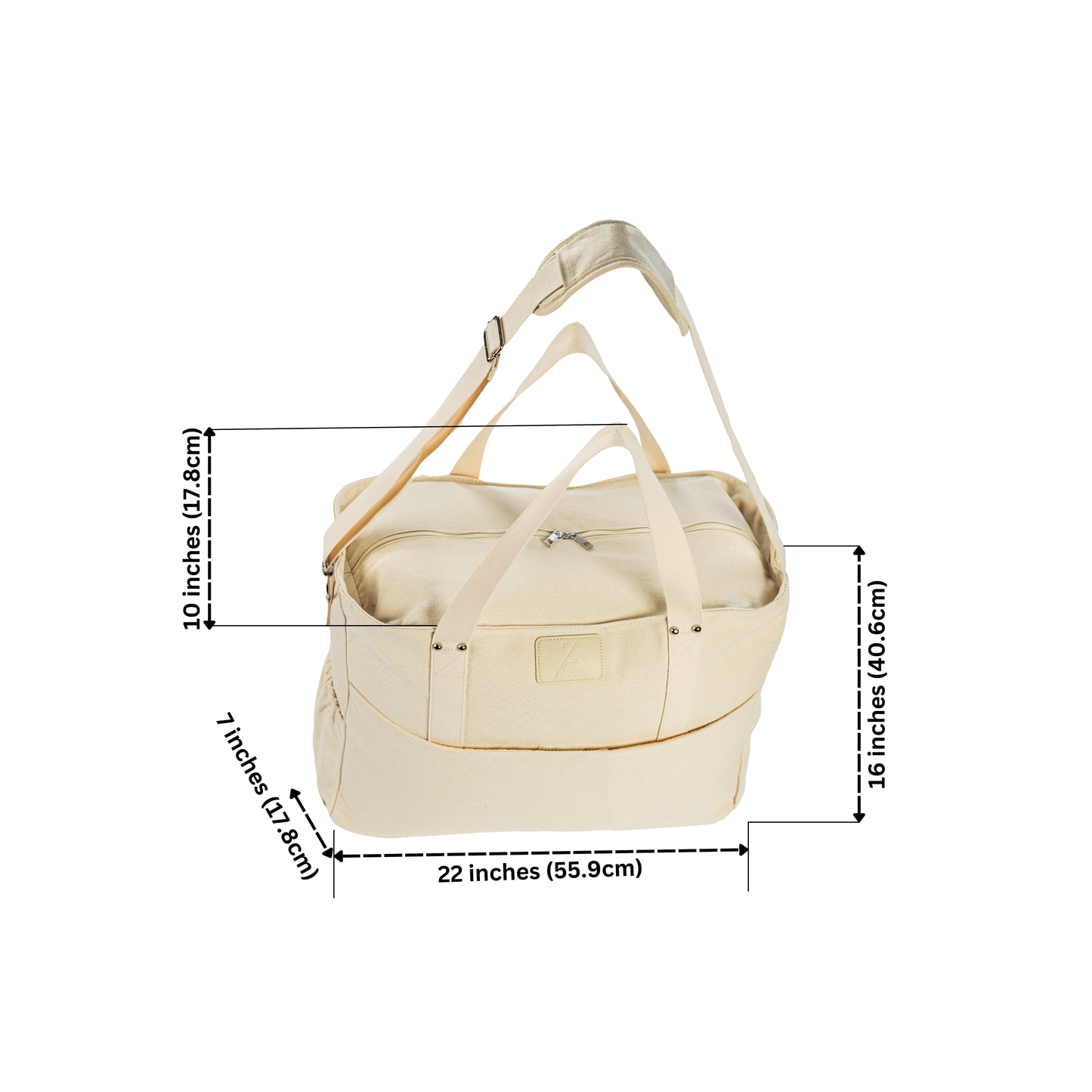 Natural Canvas Duffle