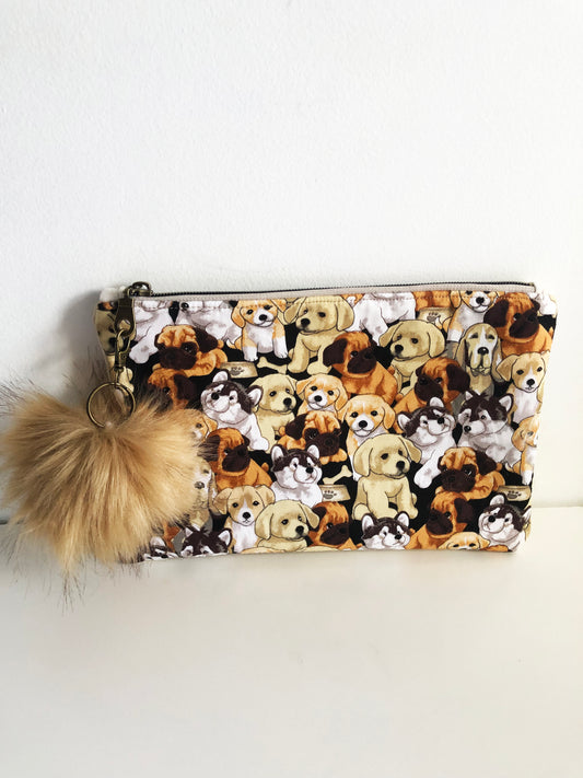 Unique Dog Print Pouch