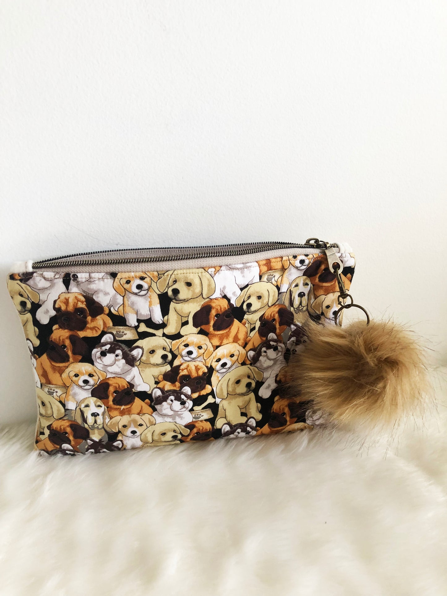 Unique Dog Print Pouch