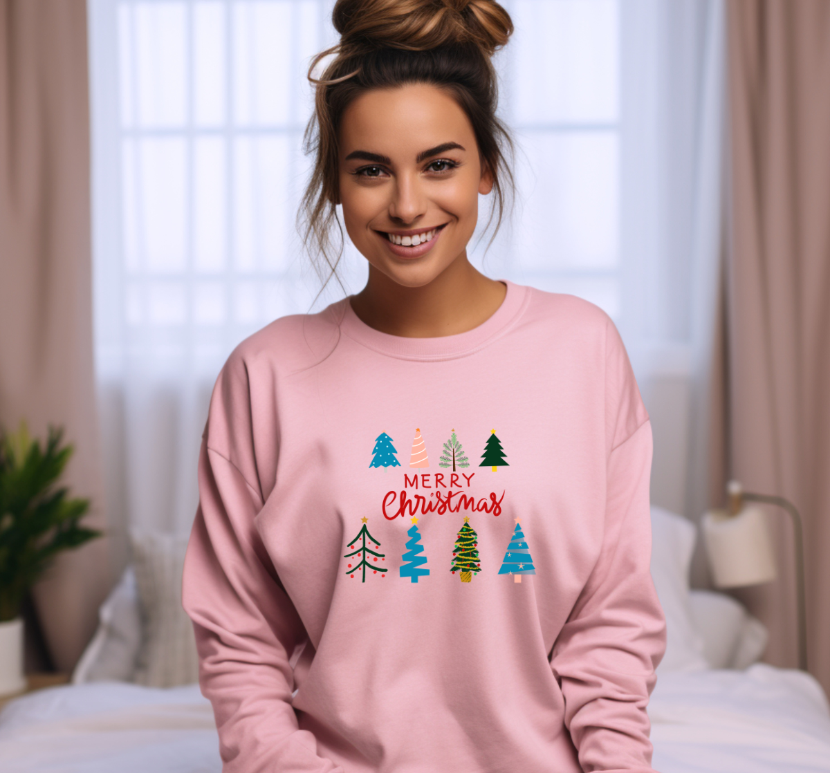 Christmas Sweatshirt, Christmas tree Sweater, Christmas Crewneck Sweatshirt, Winter Sweatshirt, Unisex Sweatshirt, Christmas gift for her